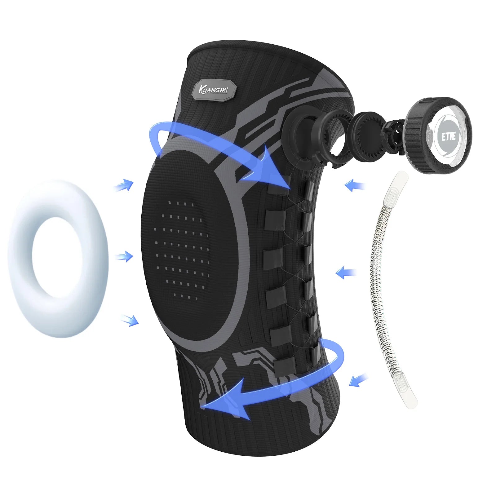 Adjustable Knee Brace with Patella Support Stabilizer